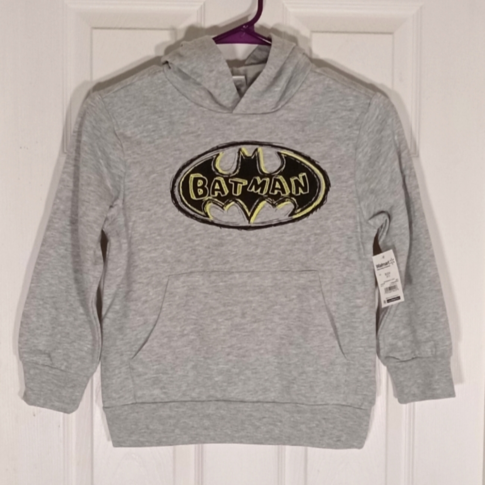 Batman Youth Scribble Logo Hoodie